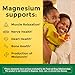 Nature Made Magnesium Glycinate 200 mg per serving, Magnesium Supplement for Muscle, Heart, Nerve and Bone Support, 180 Magnesium Bisglycinate Capsules, 90 Day Supply