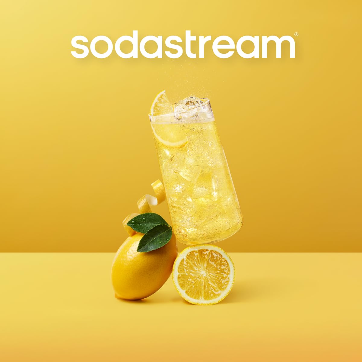 Sodastream drink mix Zitrone-Limette – Sirup für gesprudeltes & stilles Wasser, 4er Pack (4 x 440 ml),ergibt bis zu 9L Fertiggetränk