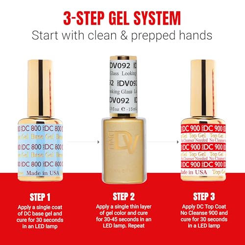 DND Gel Polish Set Coquette Collection UV LED Gel Polish miniatura 5