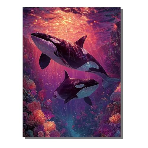 G Cm hG (t[t) l̎q̂߂̃Mtg ŃyCg SҌ LbgŃyCg fW^G V` 30x40cm uVƃANG̋Ă܂ DIY Paint by Numbers rO[ C