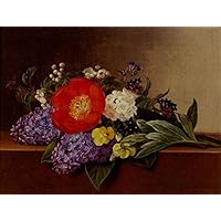 ライラックの油絵 Amazon.co.jp: 19 の有名な油絵 - ライラック、スミレ、パンジー