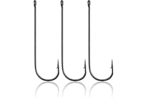 Dr.Fish 100 Pack Long Shank Aberdeen Hooks