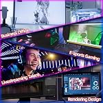 Gaming PC Computer Desktop, Intel Core i7-4770-3.4GHz, Radeon RX 550 4G, 16GB RAM, 512GB SSD, WiFi6, BT 5.0, RGB Fan x5, Windows 11 Home - Image 3