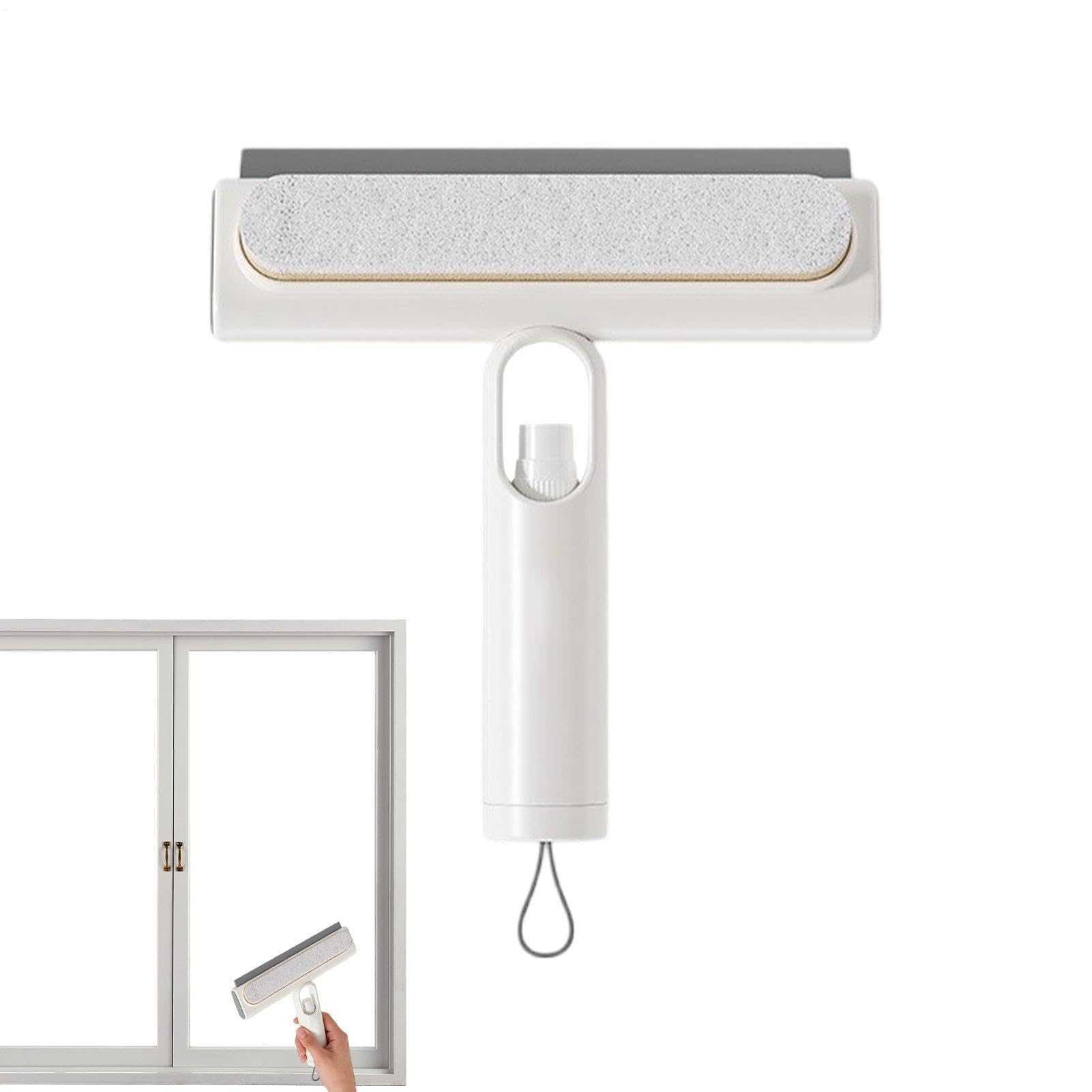 Nettoyeur de pare-brise et grattoir pour éliminer le calcaire de douche