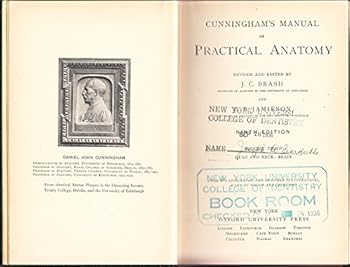 Cunningham's Manual of Practical Anatomy Vol III