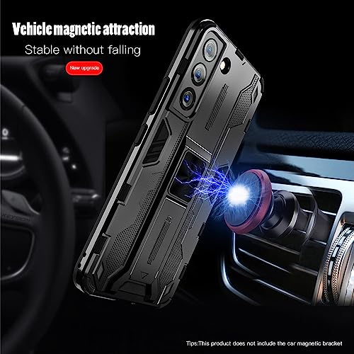 Coque Samsung S21 Ultra antichoc rouge avec support béquille intégré