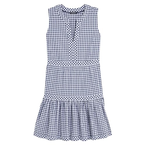 Image of Vineyard Vines Women's Harbor Seersucker Tiered Dress