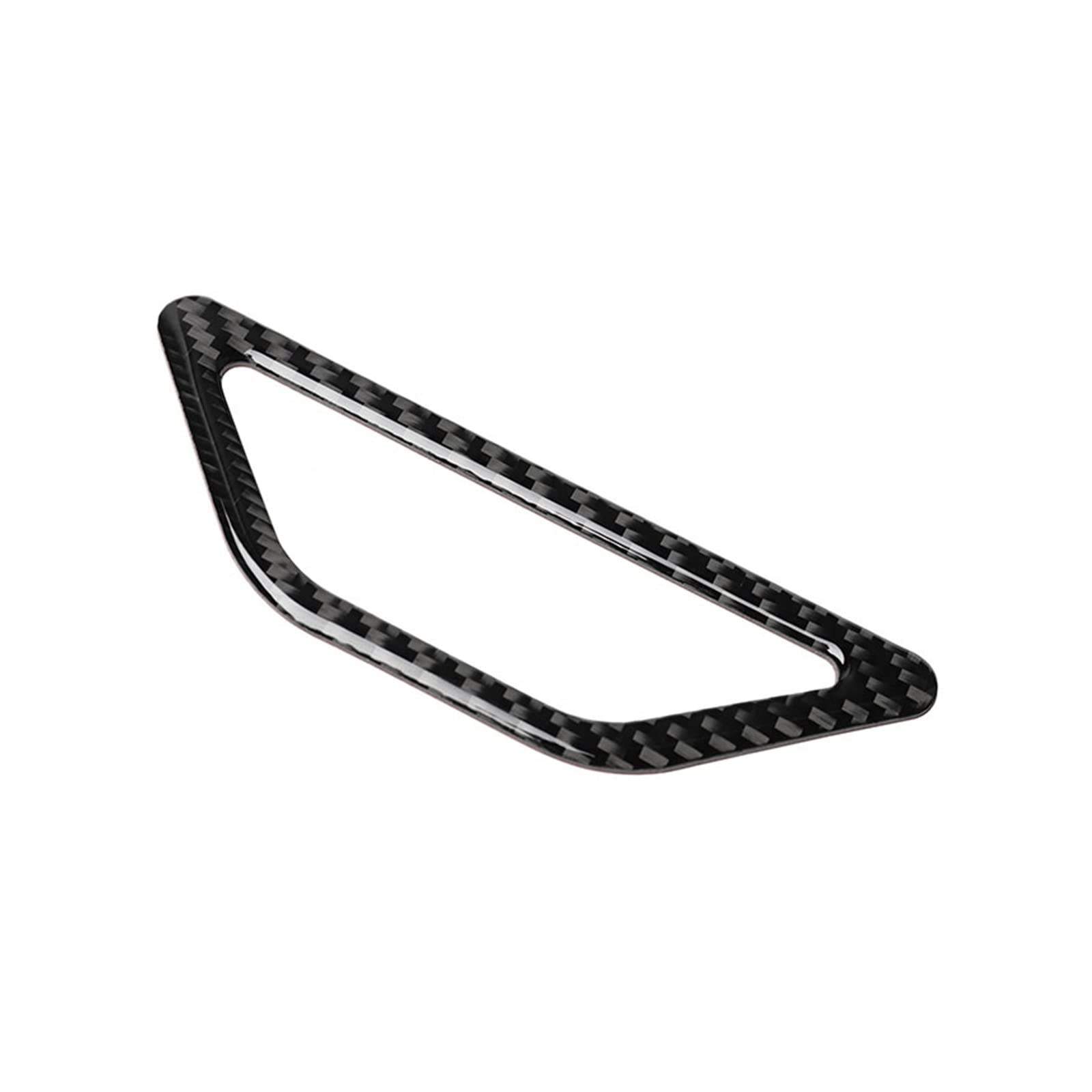 Panel samochodowy z czarnego włókna węglowego naklejki na wylot powietrza naklejki wykończeniowe nadające się do Toyota 86 Subaru BRZ 2013-2017 Auto akcesoria do przycinania straż zestawy naklejek