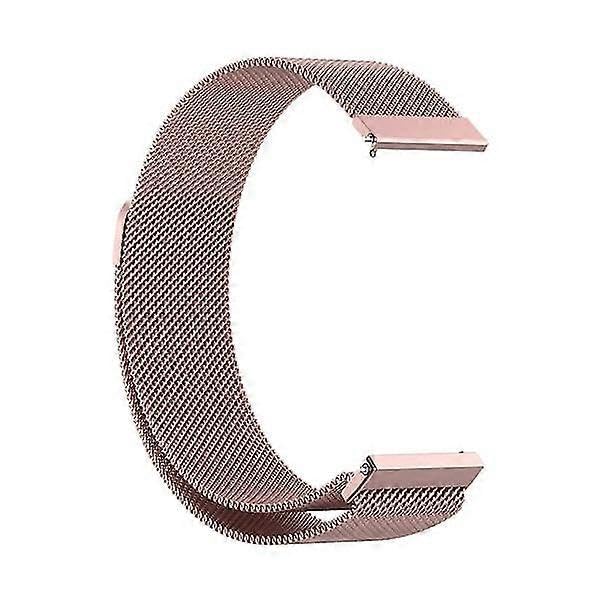Bracelet en métal compatible avec Samsung Galaxy Watch 4 20mm Rose