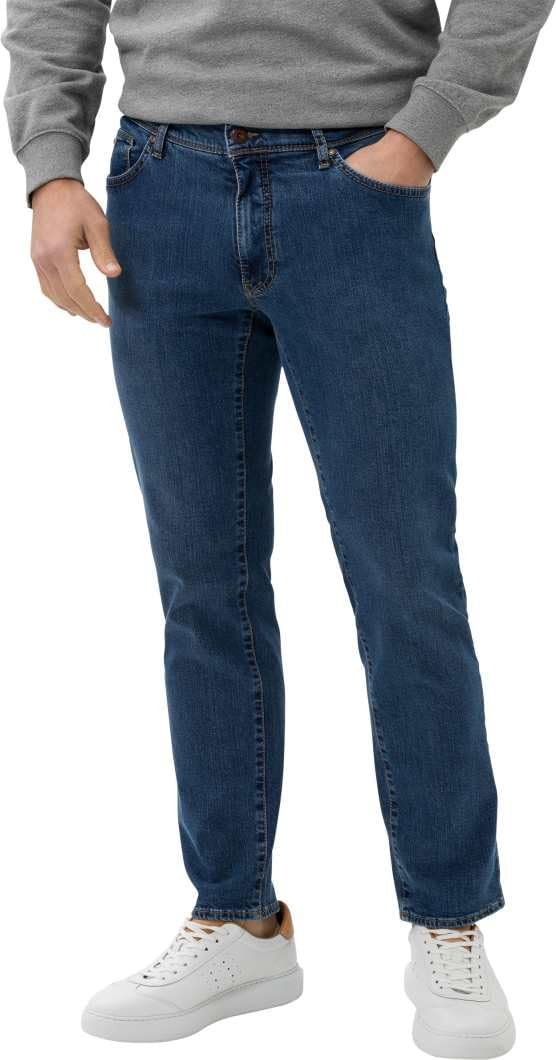 BRAX Straight Jeans Cadiz 5-Pocket Premium Flex dunkelblau