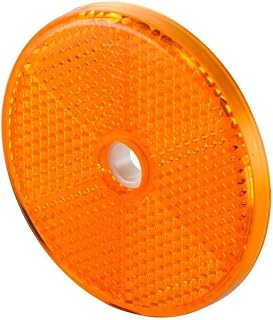 HELLA Reflector - Color de tulipa: amarillo - redondo - atornillado/montaje exterior - para fijación horizontal - SAE/CCC - izquierda/derecha - Cant.: 1 - 8RA 002 014-872