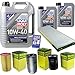Produktbild Filter Set Inspektionspaket 7 Liter Liqui Moly Motoröl MoS2 Leichtlauf 10W-40 MANN-FILTER Innenraumfilter Kraftstofffilter Luftfilter Ölfilter