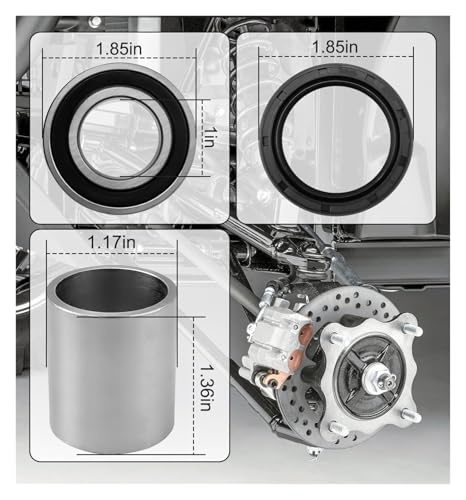 Roulement de direction et kit d'espacement d'essieu pour Kawasaki Mule 1993-2023