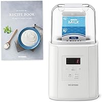 Iris Ohyama IYM-016-W Yogurt Maker White - Compact Homemade Yogurt Machine for Fresh Dairy