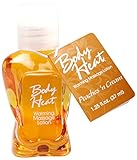 Body Heat Edible Warming Massage Lotion, Peaches n Cream, 1.25 Ounce