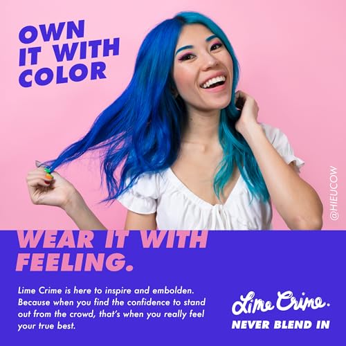 Lime Crime Unicorn Hair Bleach Kit - Includes 40 Volume Cream Developer & Bleach Powder - Lightener for Dark Hair - Bleaching Powder Lightening Kit - Thumbnail 6