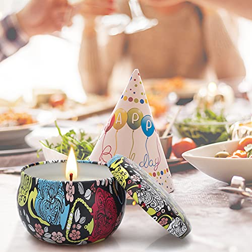 12 Pack Candles Gifts for Women, Scented Candles Gift Set, Aromatherapy Candles and Real Soy Wax Portable Travel Tin Candle Set for Birthday Bath Yoga Presents for Her Mother's Day Valentine's Day - Image 6