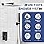 BWE Shower Faucets Sets 10 Inch Square Bathroom Luxury Rain Shower Head with Handheld Spray Wall Mounted Oil Rubbed Bronze Shower System Rough-in Valve Body and Trim Included