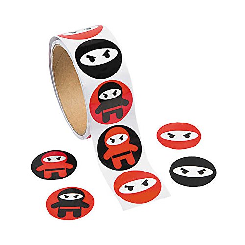 48 Pc Ninja Party Pack Ninja Party Favors - Chop Sticks, Slap Bracelets, Stickers, Wall Climbers #TOP2