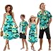 SANGTREE Family Matching Hawaiian Outfits, Casual Beach Travel Clothes ，Vacation Clothing Set for Men, Hawaiian Teal, 3X-Large