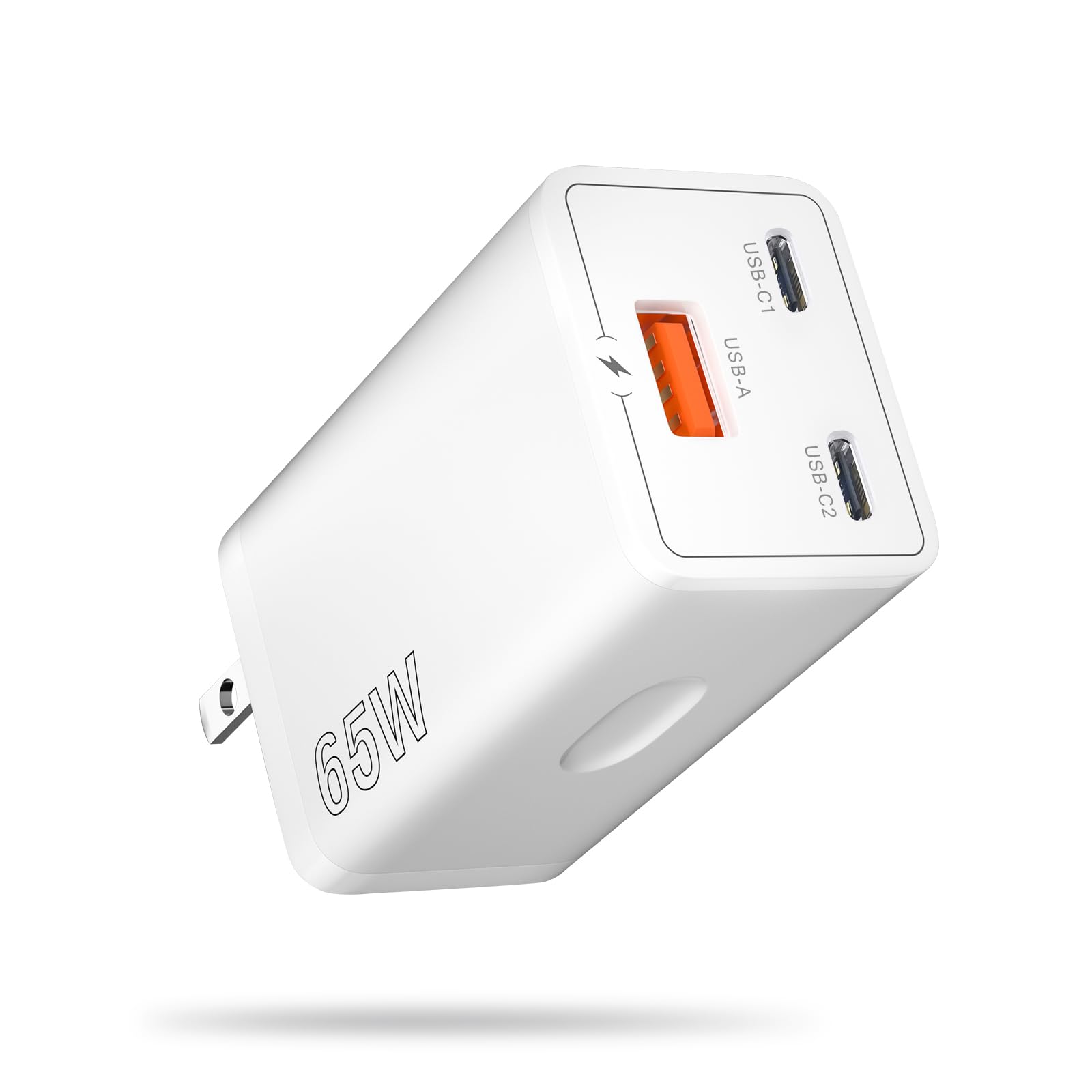 USB C Wall Charger Block, Seedato 65W Dual Port Type C Fast Charging Block for Apple Watch Series 8, Wall Charger Plug Adapter Charger Cube Compatible