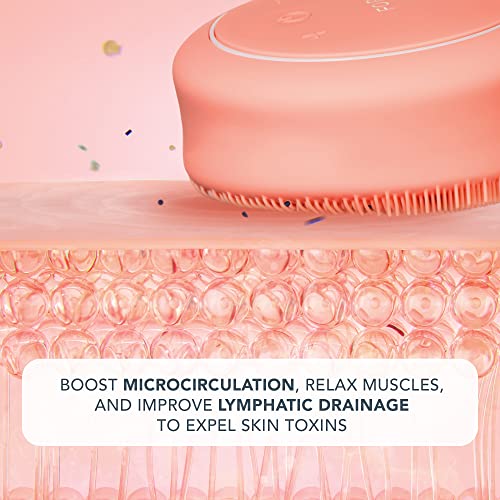 FOREO LUNA 4 body Peach Perfect, Massage Body Brush, Whole Body Cleanser & Exfoliator, Exfoliating Body Scrubber - Image 3