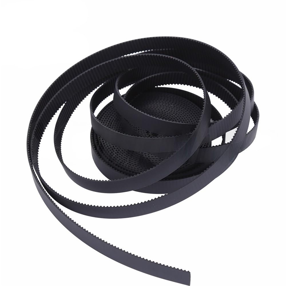 Cinghia di trasmissione della distribuzione Cinghia sincrona dentata apribile modello GT2, cinghia in fibra di gomma e aramide, taglio fai da te, 1 pezz0 | 6MM*100METERS