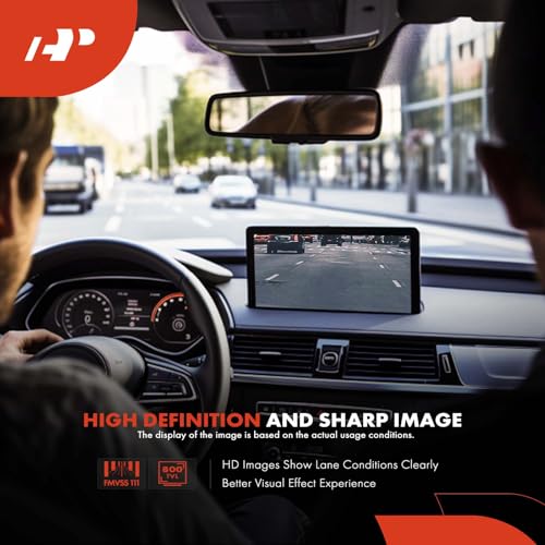 Image of A-Premium Right Park Assist Camera Front View Lane Depature Camera Compatible with Select Ford & Lincoln Models - 2015-2020 F-150 F150, 2016-2018 MKX, 2019-2022 Nautilus - Replace# FL3Z19G490A