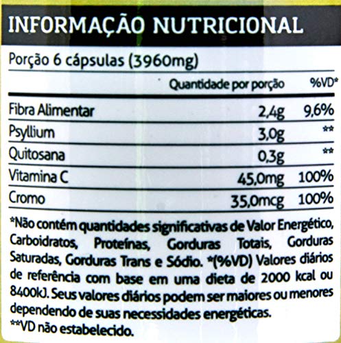 Fiber Plus 660mg - 120 Cápsulas - VitaminLife, VitaminLife