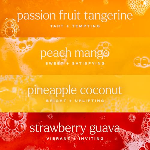 Image of Hiyo Organic Social Tonic - Tropical Pack, 12 Pack - N.A. Functional Seltzer, Sparkling Water Crafted with Organic Adaptogens, Nootropics & Botanicals