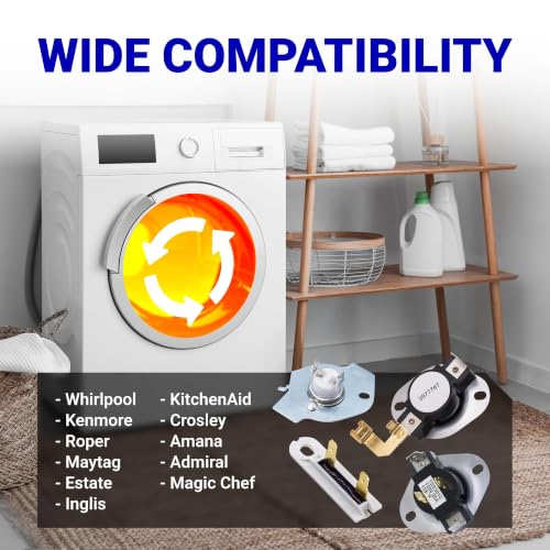Image of BlueStars 3387134 Cycling Thermostat 3392519 Dryer Thermal Fuse