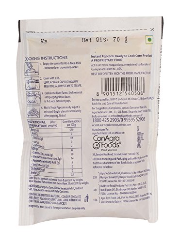 Image of Act ll Instant Popcorn - Butter Pepper, 70g Pouch