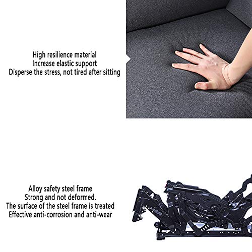 Home Leather Recliner Chair - Leather Home Theater Seating - Manual