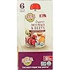 Earths-Best-Organic-Stage-2-Baby-Food-Sweet-Potato-Beets-35-Oz-Pouch-Pack-of-12 Earth's Best Organic Baby Food Pouches, Stage 2 Vegetable Puree for Babies 6 Months and Older, Organic Sweet Potato and Beets Puree, 3.5 oz Resealable Pouch (Pack of 12)