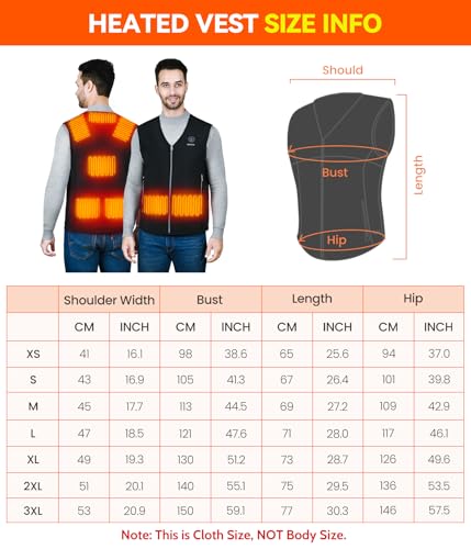 Doace H1-V Heated Vest For Men & Women thumb #5