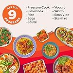 Instant Pot, 8-Quart Whisper Quiet 9-in-1 Electric Pressure Cooker, Slow Rice Cooker, Steamer, Sauté, Yogurt Maker, Warmer & Sterilizer, App With Over 800 Recipes, Stainless Steel, Duo Plus - Image 2