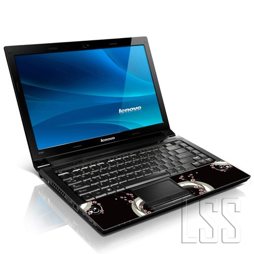 Image of LSS Laptop 15 15.6 Skin Cover with Colorful Lonely Red Flowers Pattern for HP Dell Lenovo Apple Asus Acer Compaq - Fits 13.3 inch 14 inch 15.6 inch 16 inch (2 Wrist Pads Free)