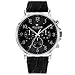 Produktbild Tommy Hilfiger Multi Zifferblatt Quarz Uhr für Herren mit Schwarzes Lederarmband - 1710381