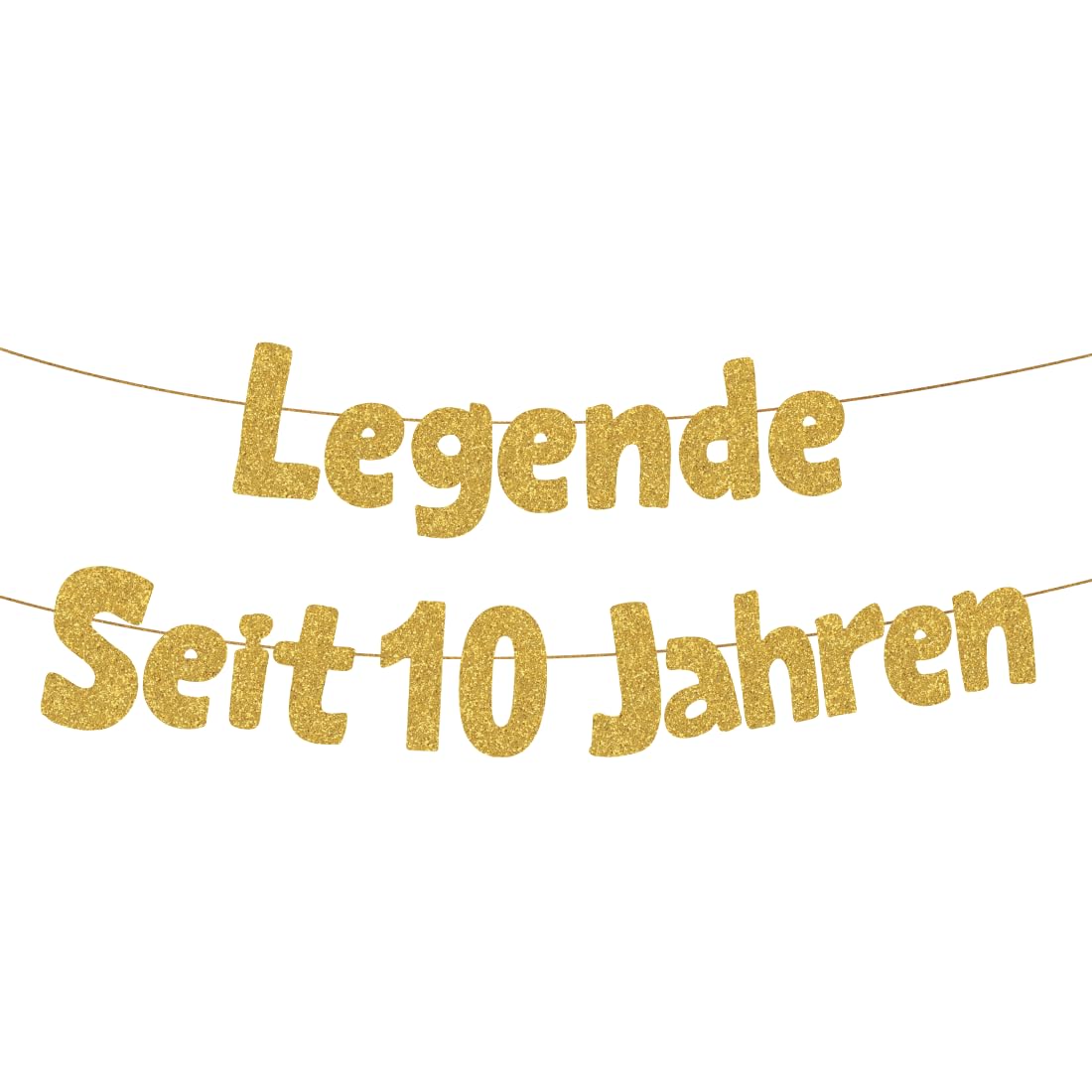 HUKUMA Legende Seit 10 Jahren,10 Geburtstag Junge Mädchen,Lustige Banner 10 Geburtstag,Geburtstagsdeko 10 Jahre Junge