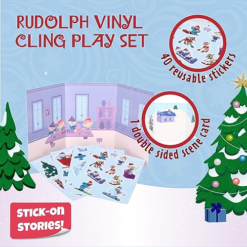 Kids Preferred 23148 Rudolph The Red Nose Reindeer Vinyl Sticker Playset thumb #1