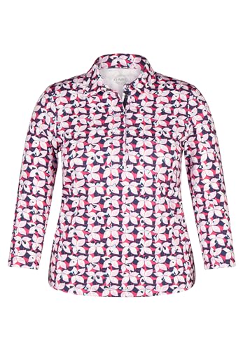 Rabe T-Shirt Gemustert - Polokragen, 3/4 Arm