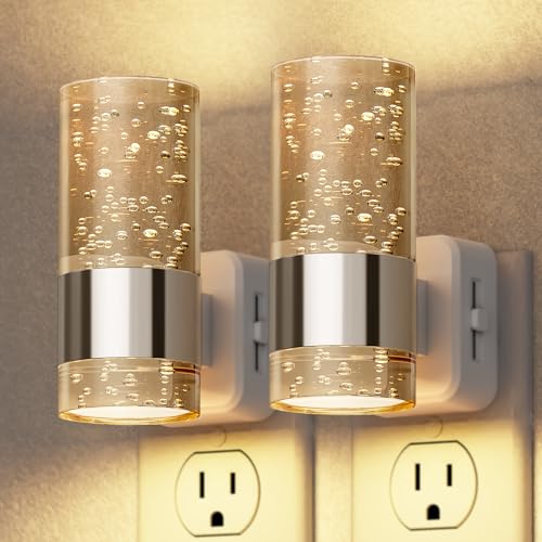Image of Briignite Night Light, 2 Pack Dimmable Night Lights Plug into Wall