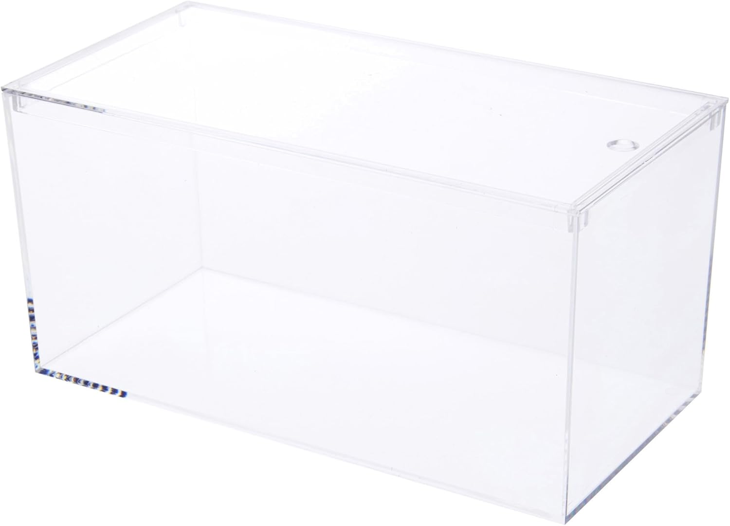 Pioneer Plastics 083CAQUA Clear Micro Habitat Terrarium, Tarantula Enclosure, Desktop Aquarium, 7.75″ W x 3.75″ D x 3.75″ H