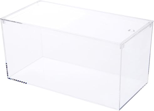 Pioneer Plastics 083CAQUA Clear Micro Habitat Terrarium, Tarantula Enclosure, Desktop Aquarium, 7.75" W x 3.75" D x 3.75" H