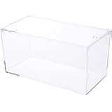 083CAQUA Clear Micro Habitat Terrarium, Tarantula Enclosure, Desktop Aquarium, 7.75