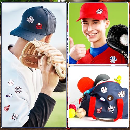 Image of Knitgrip 60 Pcs Football Softball Soccer Volleyball Baseball Enamel Pins Bulk Sport Trading Lapel Pin Senior Night Party Favors for Hat Shirt Backpack Sport Player Award Gift, 12 Style