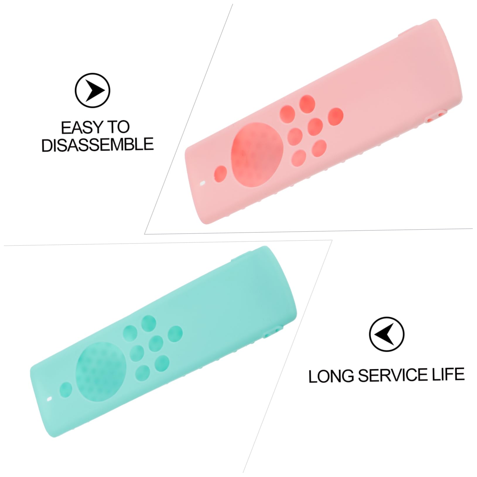 jojofuny 6pezzi Custodia Protettiva Per Telecomando Tv Silicone Compatibile Stick Colori e Protezione Antisgocciolamento e Antiurto Per Telecomandi