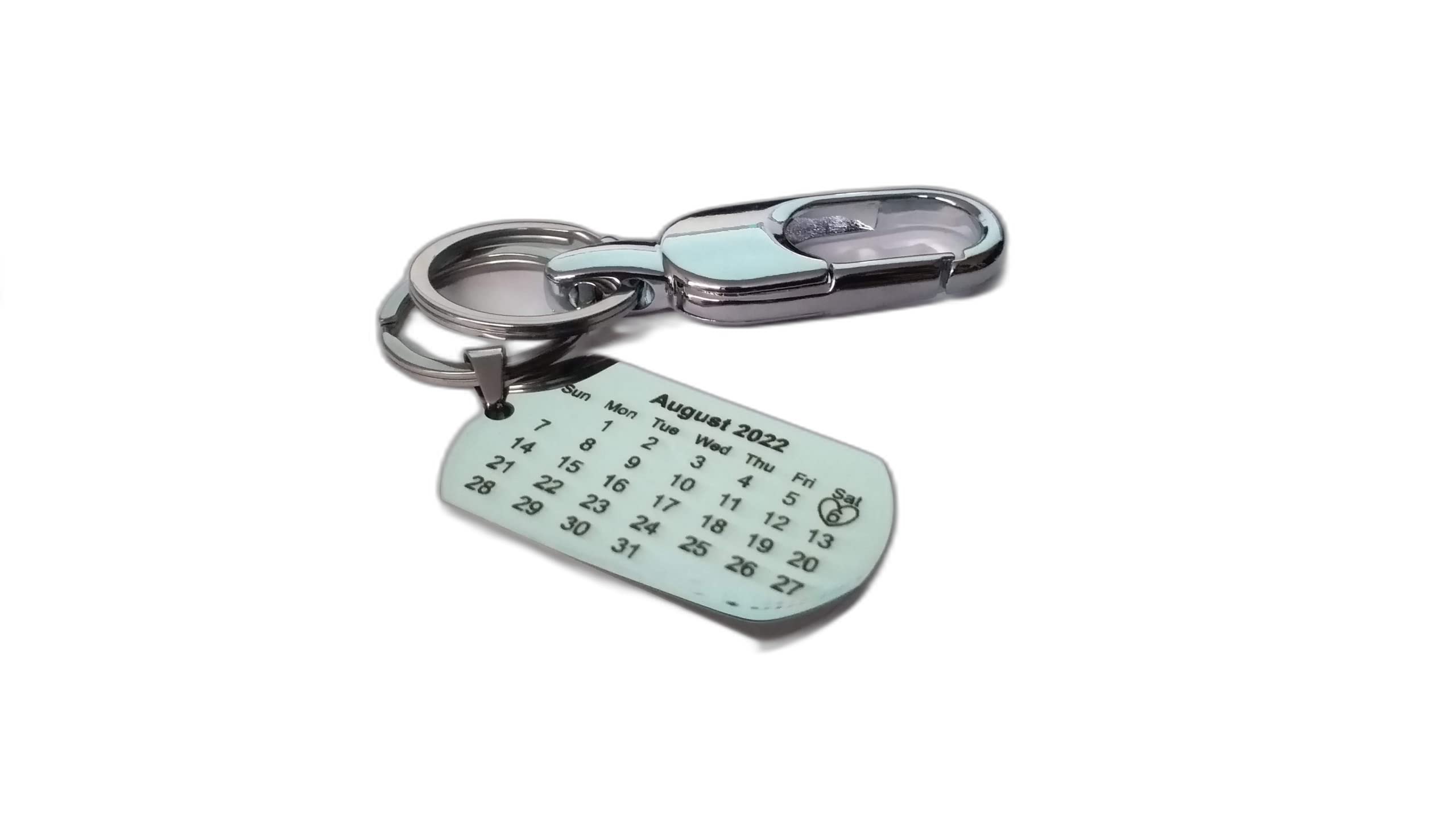 streetsoul Street Soul Personalized Customized Engraved Keychain Stainless Steel Silver Keyring on 2mm Tag Gift for Women & Men.-picture-13
