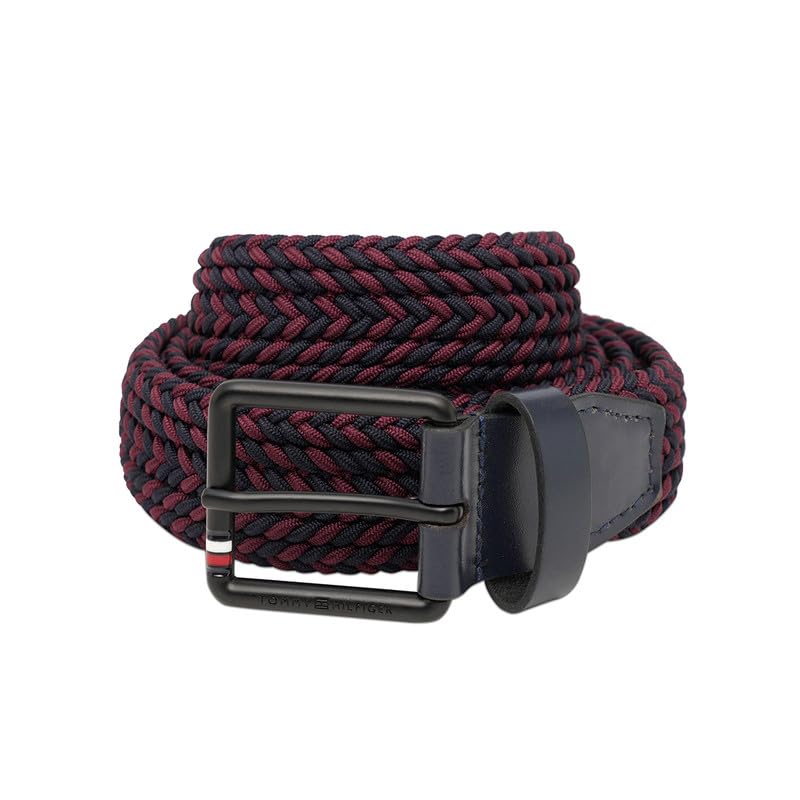 Kells Men's Webbing Belt | Casual Woven Belt With Matte Gunmetal Buckle | Size - S 80Cm-image-7