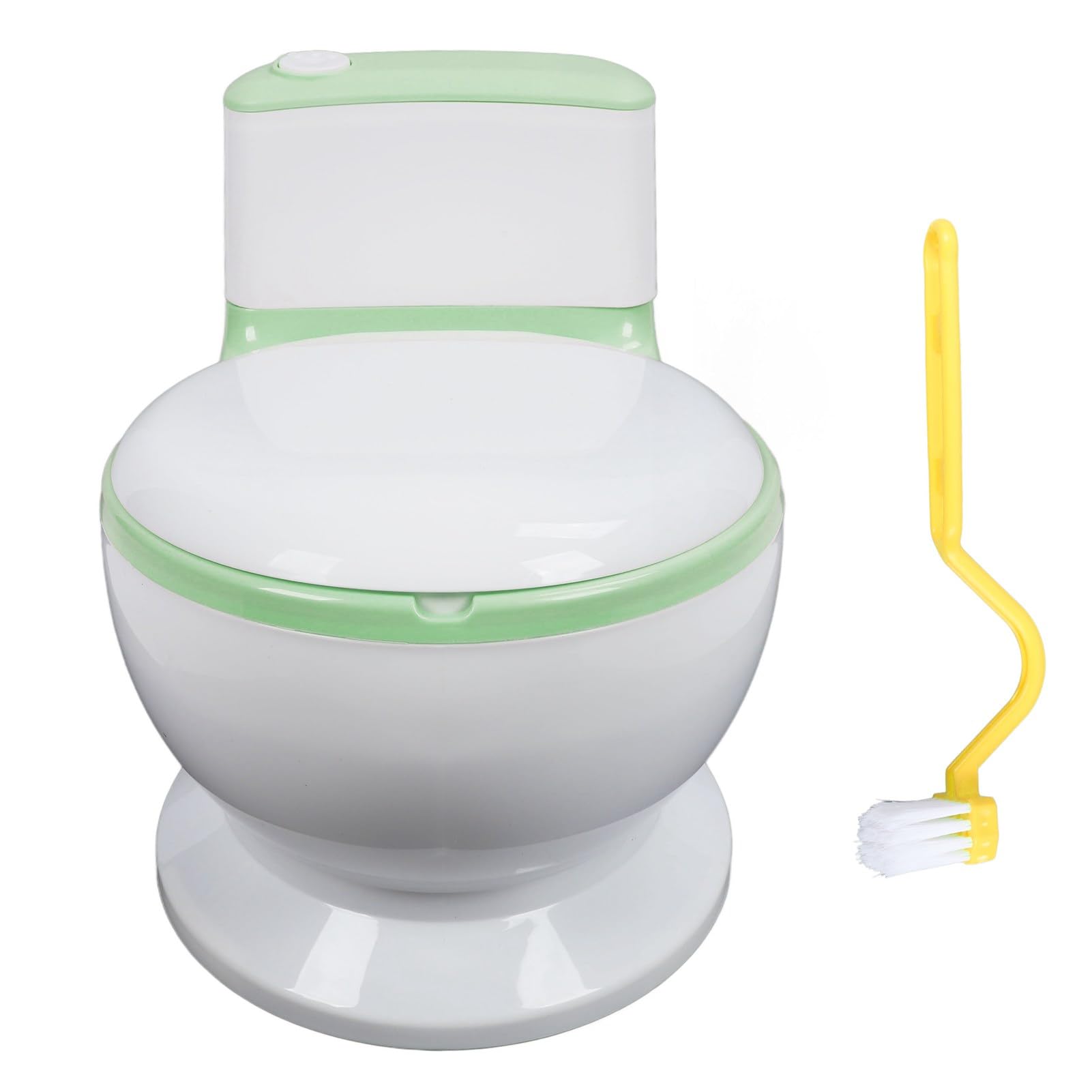 Inodoro de Entrenamiento para Ir Al Baño, Asiento Ergonómico para Orinal de Ajustable, Orinal de Viaje Portátil con Olla Extraíble y Almohadilla Antideslizante para Bebés y Niños (GREEN)
